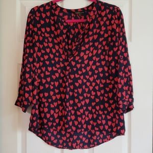 Hearts Blouse 💕❤💗💚💜❣